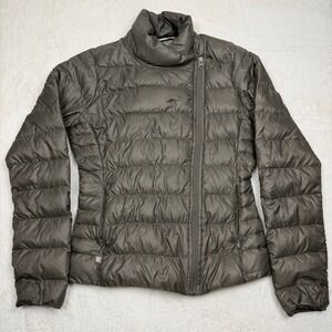 Athleta Goose Down Puffer Jacket Brown Women's Lightweight Coat